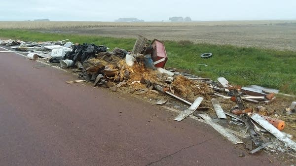 Garbage on Road