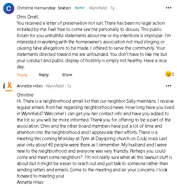 Attacks on Nextdoor